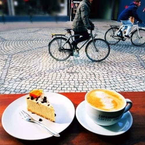 a damn fine cup of coffee at Venchi in Odense