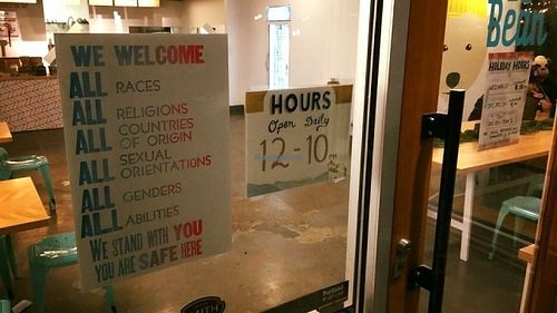 Store front at Eb & Bean - Division  in Portland