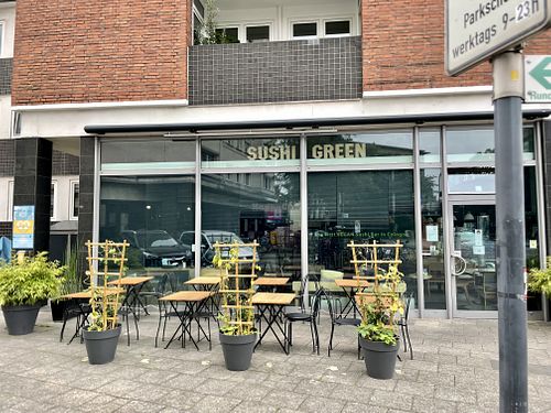 outside at MakiMaki Sushi Green in Cologne