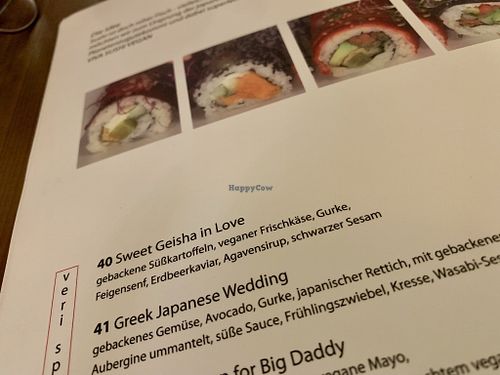 menu at MakiMaki Sushi Green in Cologne