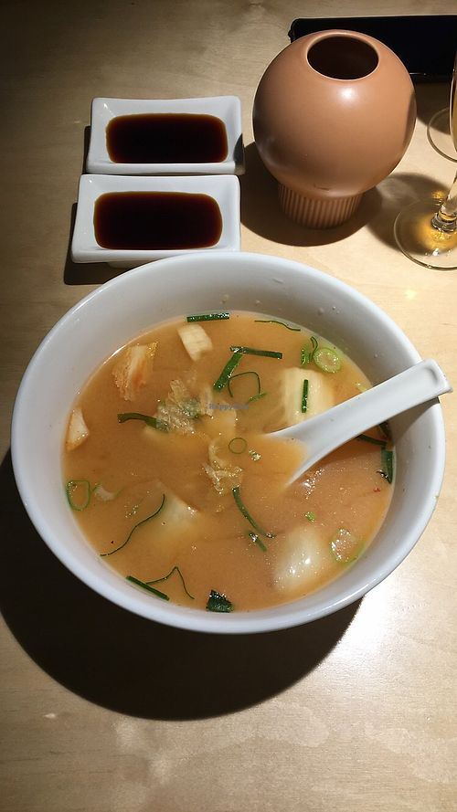 Kimchi Miso Soup  at MakiMaki Sushi Green in Cologne