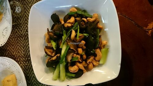 Mushroom & Cashew nut  at Natural Restaurant in Phuket