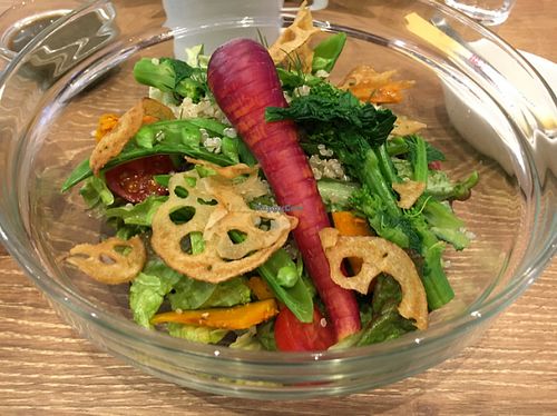 Farmer's seasonal salad at The Farmer's Daughter Cafe & Kitchen in Himeji