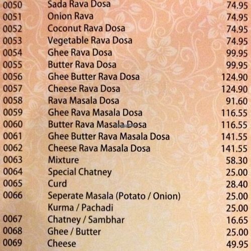 menu page 3 at Anand in Kolkata