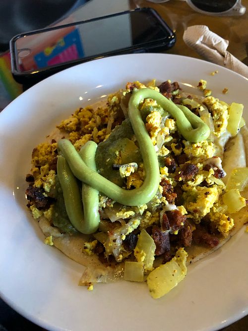 Tofu scramble at Chimera Cafe in Tulsa