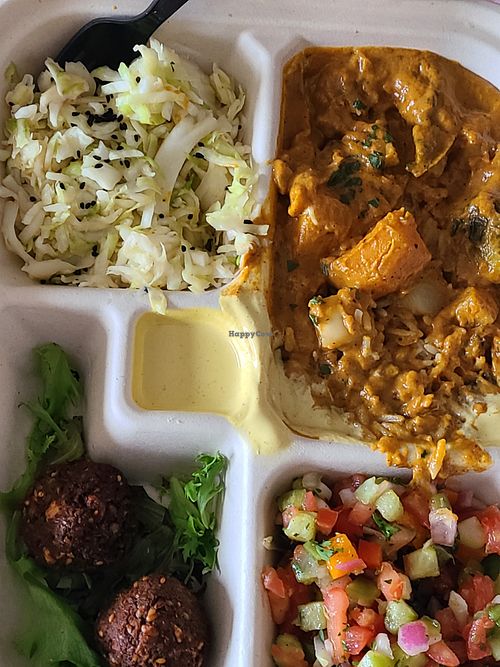 Bento box at Laffa in Tulsa