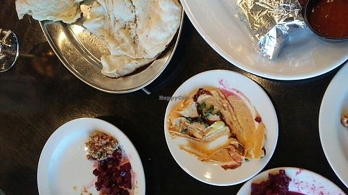 mezze and falafel at Laffa in Tulsa