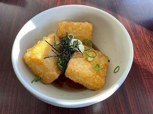agadashi tofu starter at Samurai Bowl - Maybe closed in Christchurch