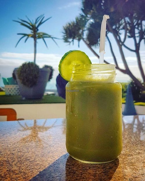 Come and get your morning greens! at Namaste Lifestyle Cafe in Western Cape