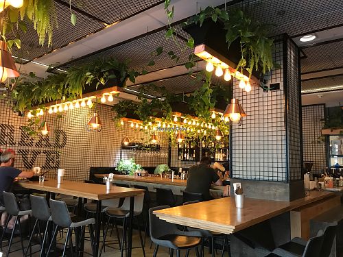 inside at Four One Six (416) in Tel Aviv