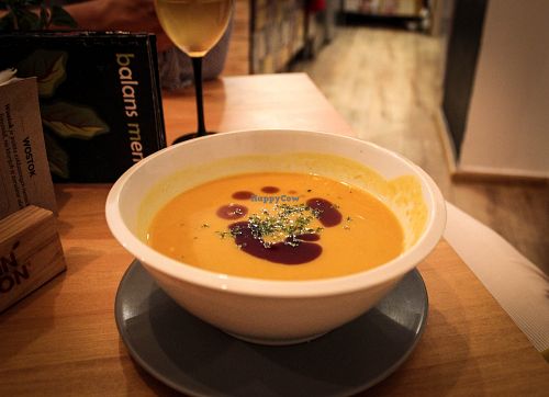 hokkaido soup at Balans Bistro in Bratislava