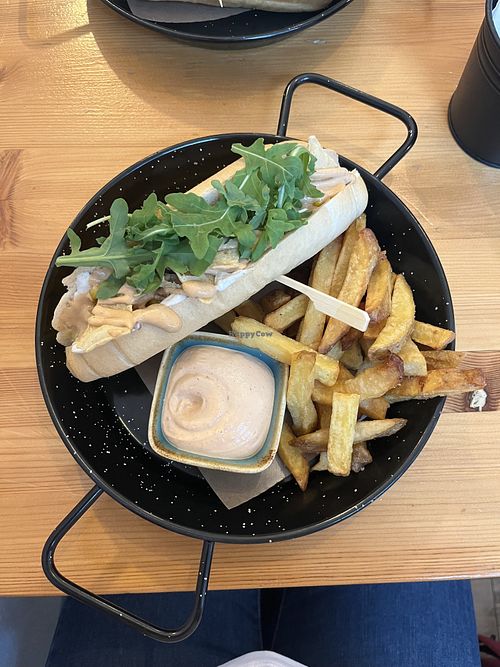 Vegan hot dog (weekend special, not on regular menu)  at Balans Bistro in Bratislava