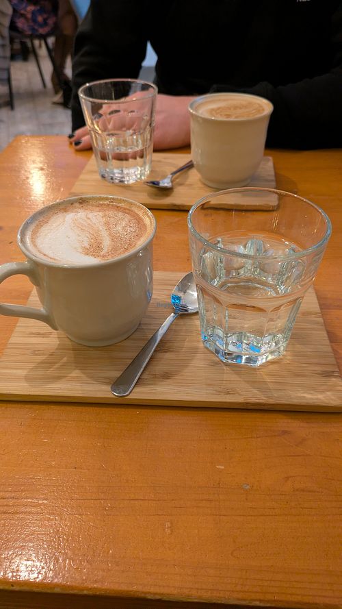 Pumpkin spice latte (oat) at Balans Bistro in Bratislava