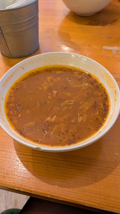 Veg soup at Balans Bistro in Bratislava