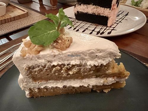 Delightful carrot cake   at Reform Kafe in Chiang Mai