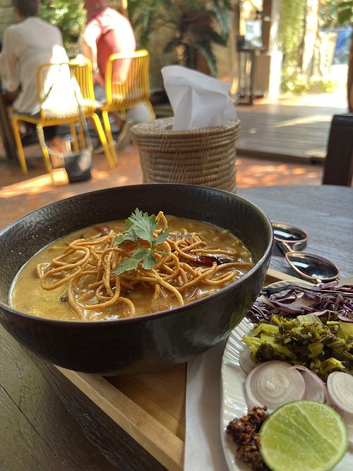Khao soi  at Reform Kafe in Chiang Mai