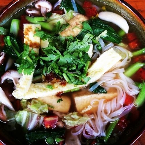 Noodle soup at Reform Kafe in Chiang Mai
