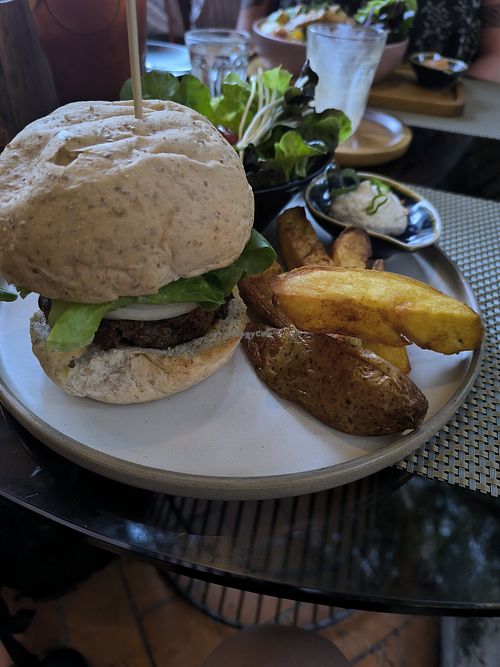 Khao Soi Burger at Reform Kafe in Chiang Mai