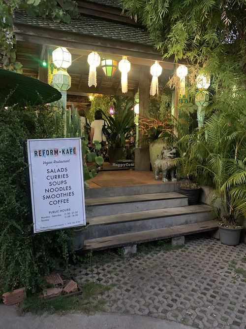 Entrance at Reform Kafe in Chiang Mai