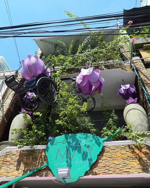 Second floor from the street at May Quan Chay in Nha Trang