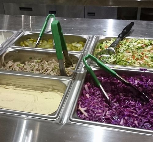 Many vegan options to order from.  at Naf Naf Grill - Market St in Philadelphia