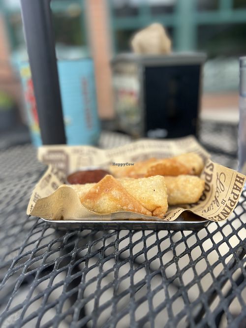 Pizza “egg “rolls  at Piante Pizzeria in Breckenridge
