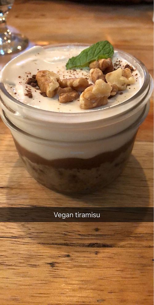 Tiramisu at Piante Pizzeria in Breckenridge