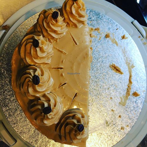 vegan coffee cake at The Fossgate Social in York