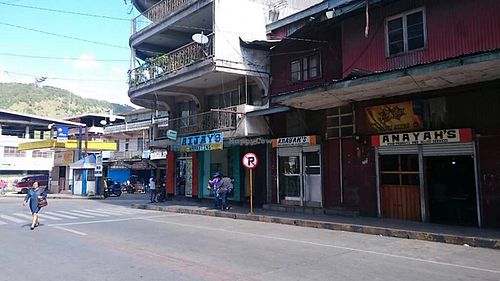 close to the gas station  at Anayah's in Bontoc Mountain Province