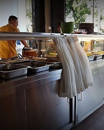 inside at Kai Xin Vege 開心素食 in Batam