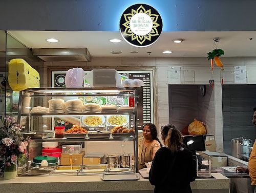 stall front at SIN - Sri Murugan Bhavan - T2 in East Singapore