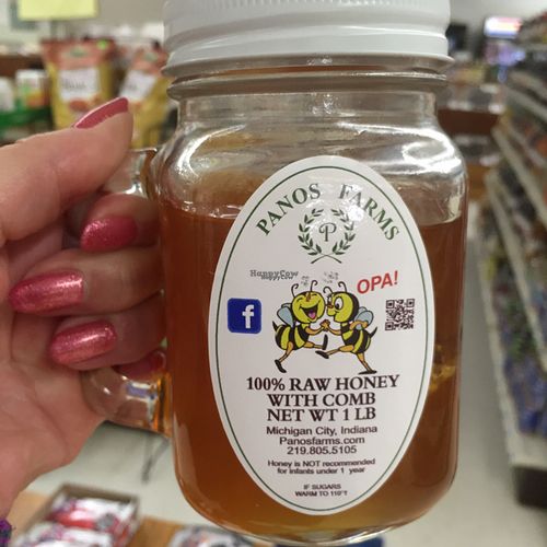 local honey at At Nature's Door in Portage