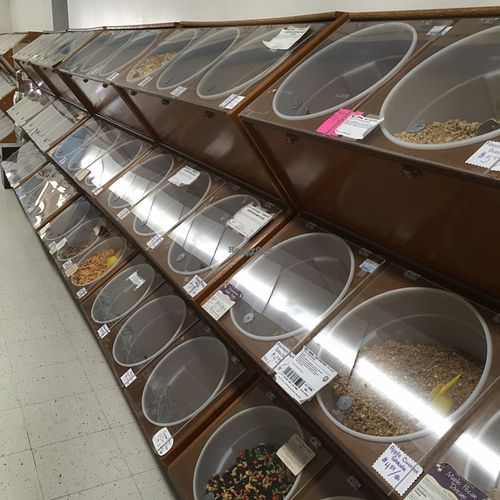  bulk bins at At Nature's Door in Portage