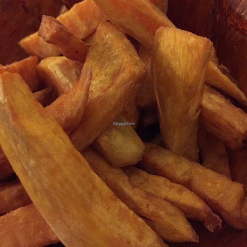 Fried Sweet Potatoes at Plazita Limena in Kralendijk
