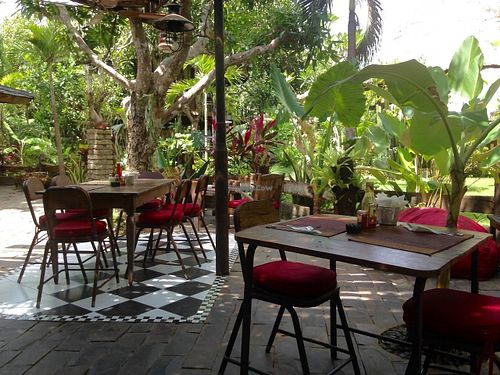 Seating Area at The Alchemist Restaurant and Ecolodge in Jimbaran