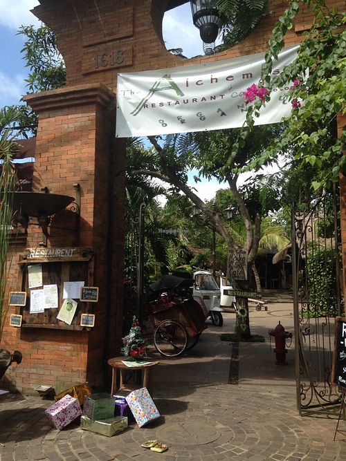 Entry at The Alchemist Restaurant and Ecolodge in Jimbaran