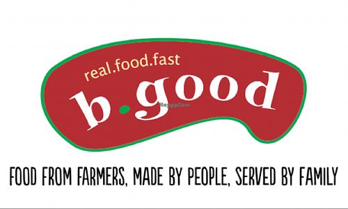 Logo at B.GOOD in Raleigh