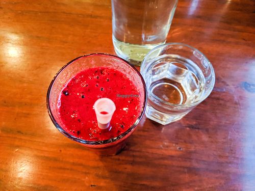 My Berry Beet Smoothie at Birdsong Organic Cafe Shop at Birdsong Organic Cafe Shop in Mumbai