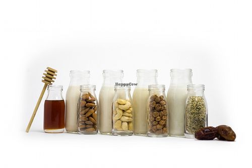 Plant Milks @milkandhoneymanchester at Milk & Honey in Manchester