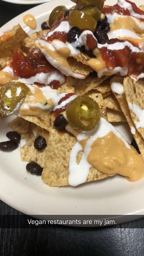 Nachos!! ?  at The Black Crow Cafe in Elkhart