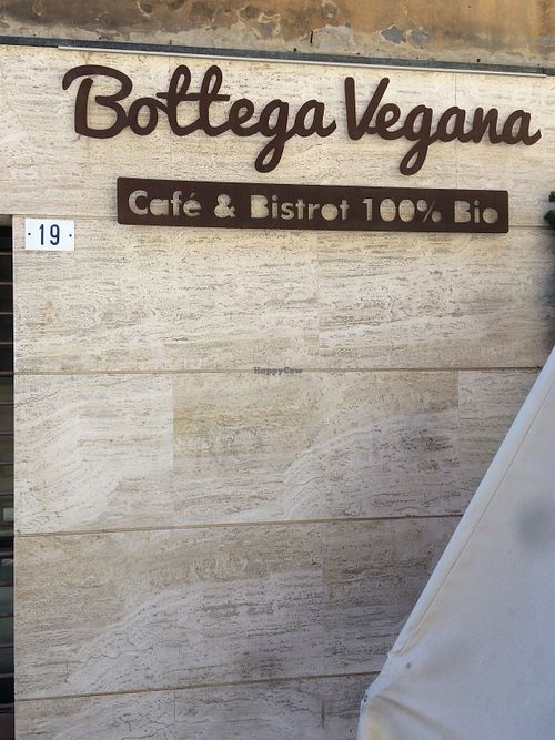 Outside  at Bottega Vegana in Modena