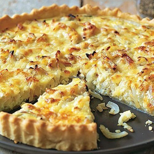 Quiche de puerros  at Cafe Bonjour in Lanzarote