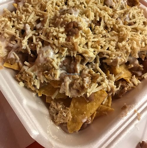 nachos at Pancho's Vegan Cantina in Las Vegas