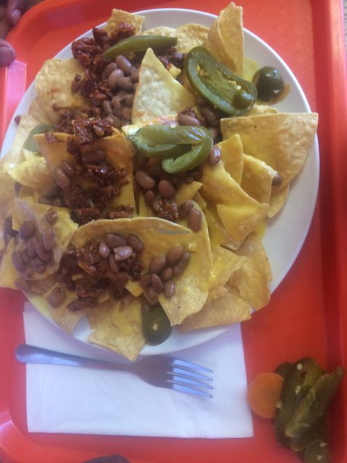 Supreme nachos  at Pancho's Vegan Cantina in Las Vegas