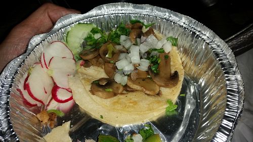 Wow 
VEGAN TACOS

These were all you hope they would be, when you hear #VeganTacos !! I ordered the 3 soft taco combo & the 3 street tacos so i could try all 6 of their "Meat" options

All were good, i cant wait to try out the rest of the menu. 
And now ive got another thing to look forward to in Vegas 
Thanks much to @owl_and_anchor for the recommendation !! @PanchosVeganTacos
#VeganMexicanFood
#VeganVegas 
#WhatDoYouEatThen at Pancho's Vegan Cantina in Las Vegas