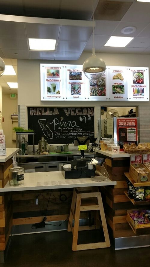 front menu at The Spot Cafe in Long Beach