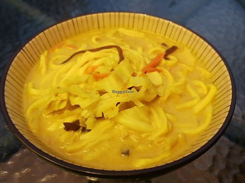 curry noodles at Jiā Yún SùShí 家畇素食 in Hualien