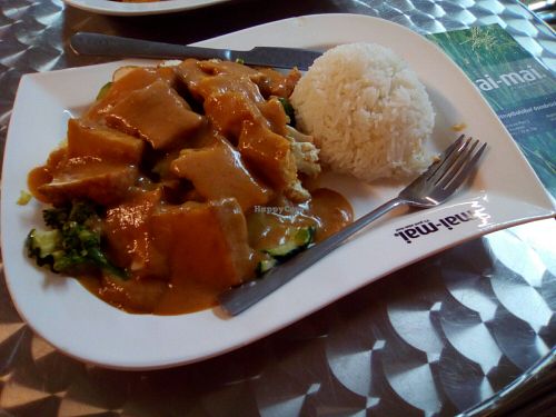 33 Tofu Vital with peanutsauce (vegan) at Mai-Mai in Osnabruck