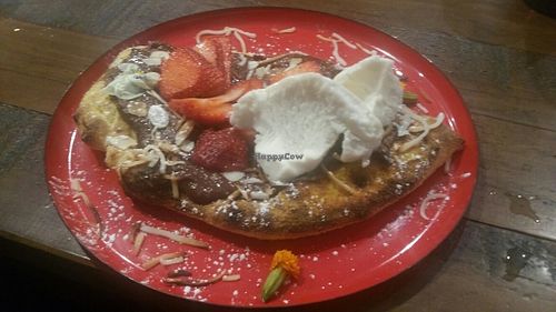 Dessert pizza at Red Sparrow Pizza in Collingwood