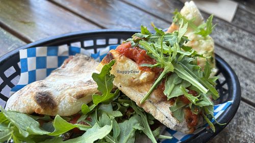 “Pizza Sanga” Parma. Deliciouss #Veganuary at Red Sparrow Pizza in Fitzroy